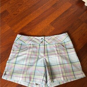 Slazenger Multicolor Plaid Women's Shorts